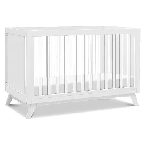 Otto 3-in-1 Convertible Crib (White Acrylic)