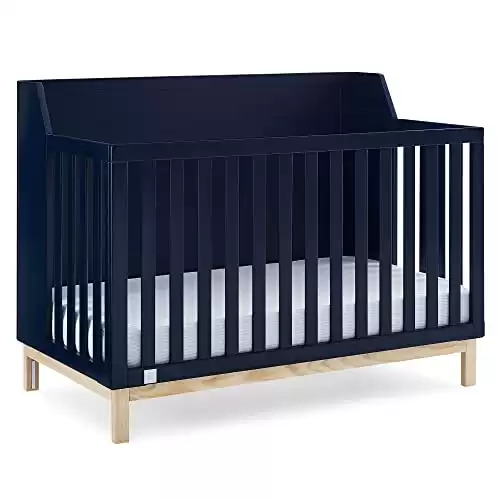 GAP babyGap Oxford 6-in-1 Convertible Crib (Navy/Natural)