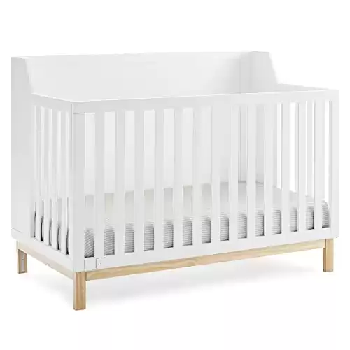 GAP babyGap Oxford 6-in-1 Convertible Crib (White/Natural)