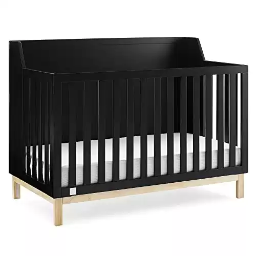 GAP babyGap Oxford 6-in-1 Convertible Crib (Black/Natural)
