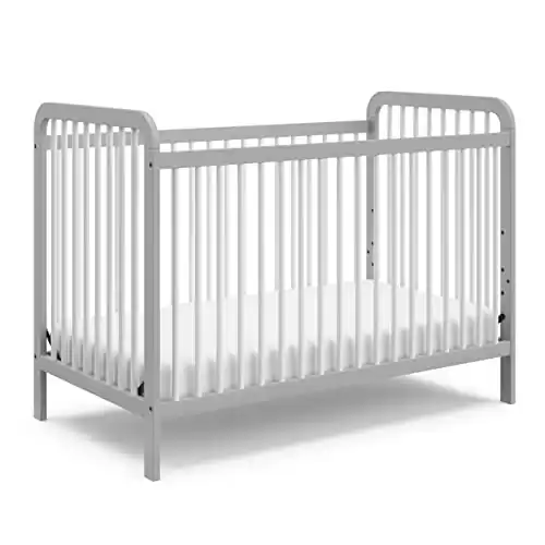Storkcraft Pasadena 3-in-1 Convertible Crib (Gray/White)