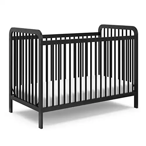 Storkcraft Pasadena 3-in-1 Convertible Crib (Black)