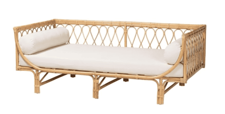 Pemberly Row Rattan Daybed