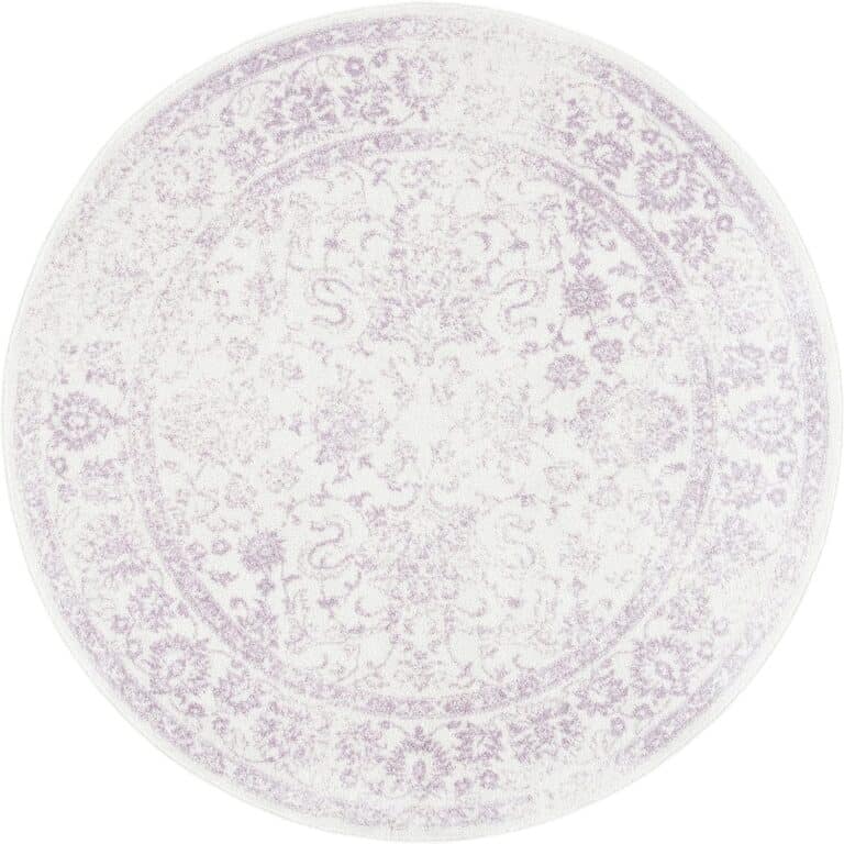Safavieh Round Lavender Rug
