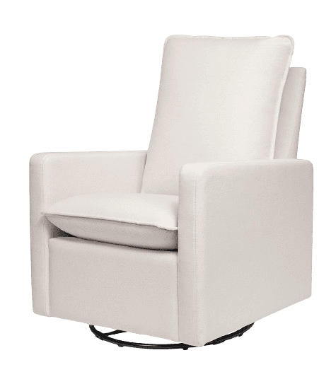 Babyletto Cali Pillowback Swivel Glider in Performance Plastic Cream