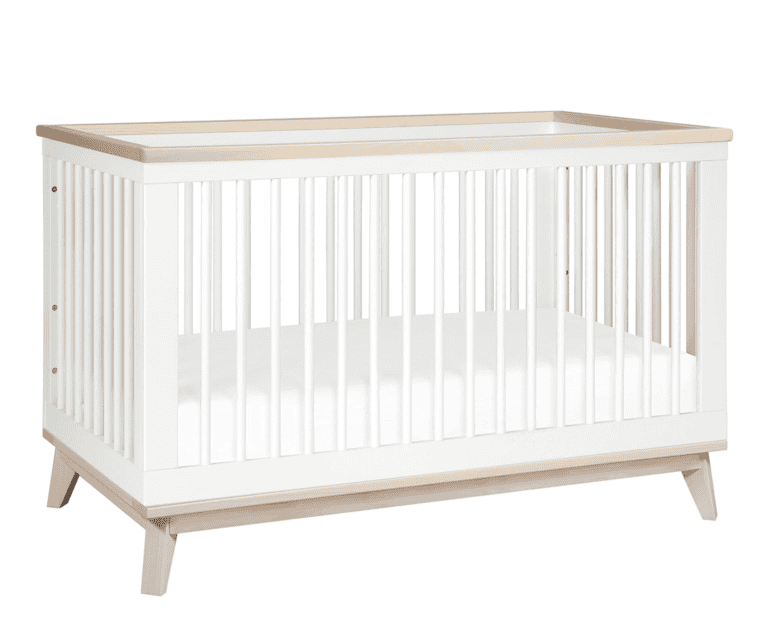 Babyletto Scoot 3-in-1 Convertible Crib White Natural