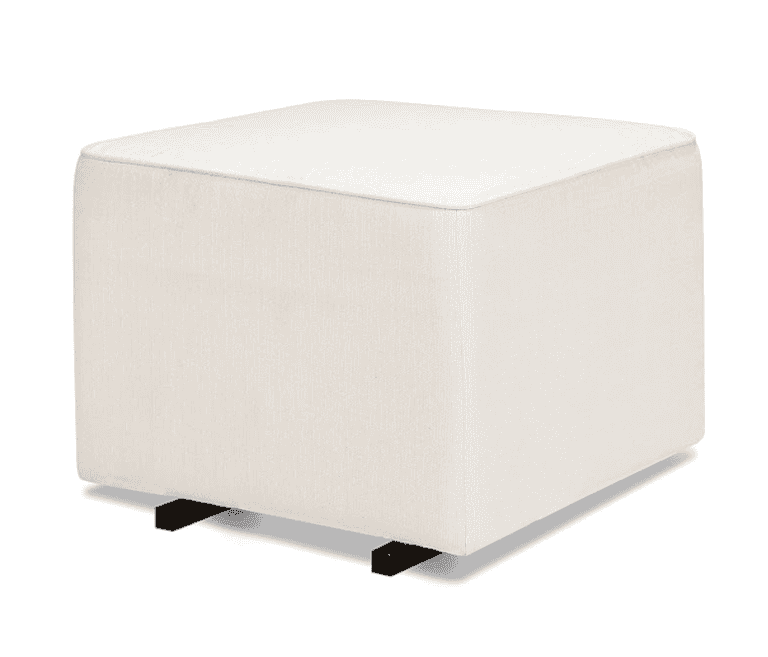 DaVinci Universal Gliding Ottoman in Performance Cream Linen