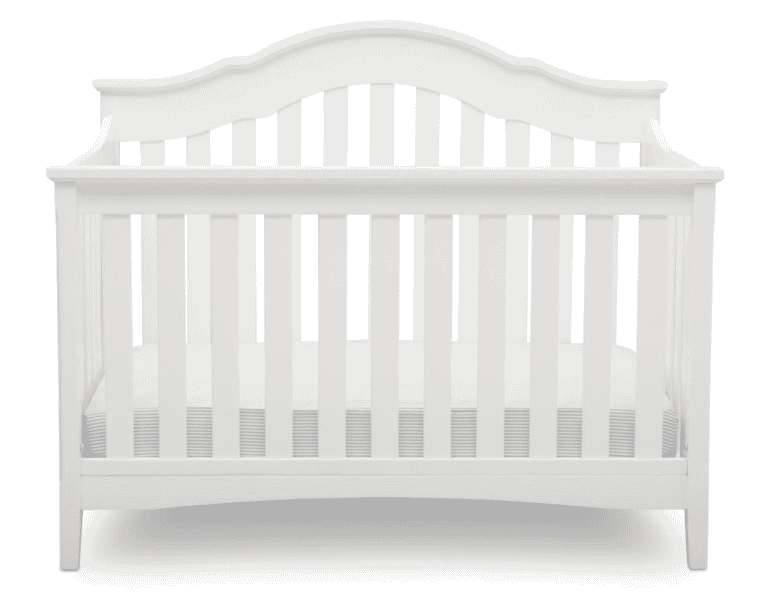 Delta Farmhouse 6-in-1 Convertible Baby Crib White