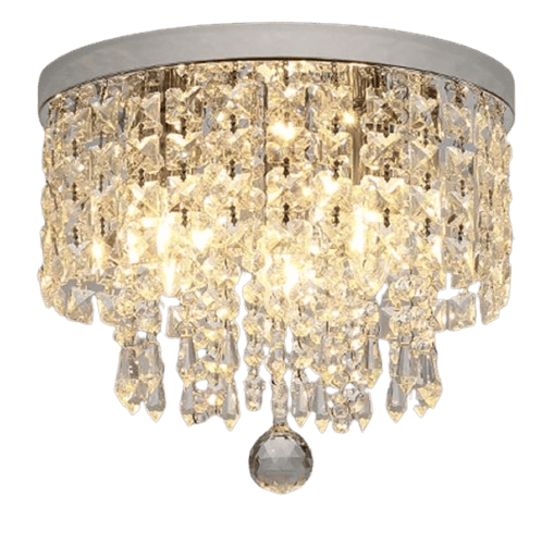 Flushmount Crystal Ceiling Light Luxury Chandelier