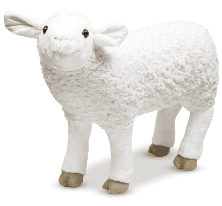 Melissa & Doug Giant Lifelike Sheep Plush - 2 Feet Tall