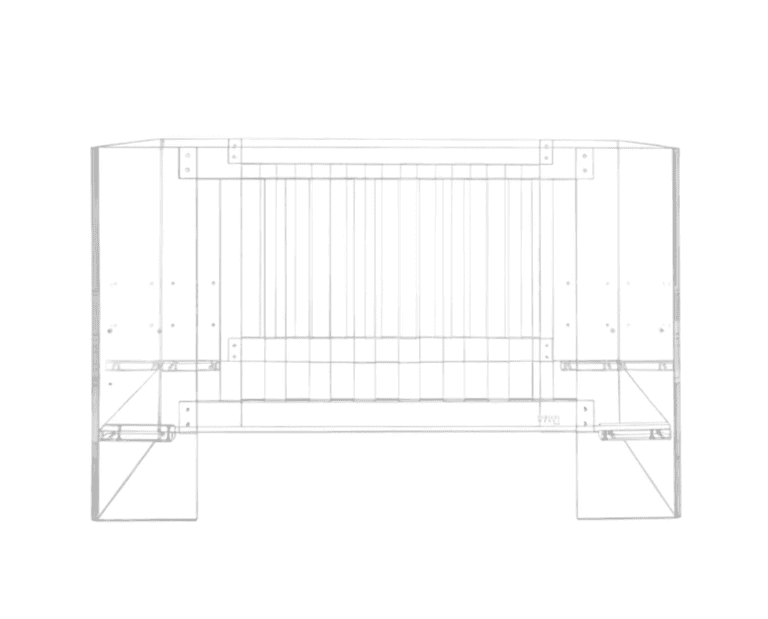 Vetro Crib Acrylic Crib